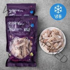 알찬해 국산 손질 오징어살 (냉동), 400g, 2개