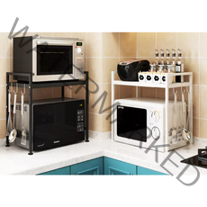 요고바라 크린위즈 싹다정리 홈렉 수납정리 멀티 선반 진열대, 2세트, 화이트