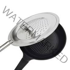 키친아트 스테인레스 타공 후라이팬 덮개, 1개, 32cm