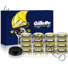 질레트 프로쉴드 옐로우 면도날 16입 + 면도기 스탠드 1개