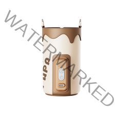 LUMANOKI 휴대용 3세대 젖병 보틀워머 C타입 usb 보온 커버, 브라운