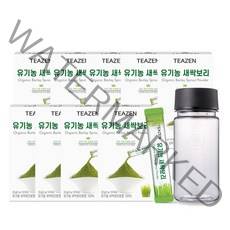 티젠 유기농 새싹보리 분말 4주분 (90스틱+보틀), 단품없음