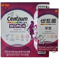 [국내발송] 센트룸 포 우먼 멀티비타민 112정 + 사은품증정, 1개
