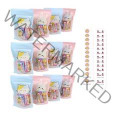 달콤가득 꾸러미 간식 선물 세트, 간식12개+스티커 24개