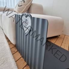 독티켓 강아지 배변판 가림막, 그레이, 1개