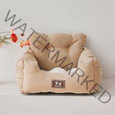 쁘리엘르 퍼피 극세사 강아지 카시트 소형, 브라운, 1개