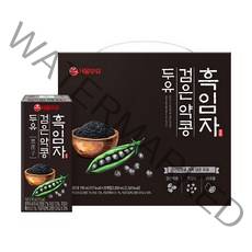 서울우유 흑임자 검은 약콩 두유, 190ml, 20개