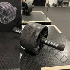 제이알 무소음 AB슬라이드 휠 복근운동기구, 블랙