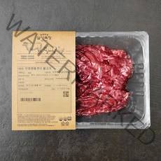 설성목장 무항생제 인증 한우 정육 1등급 불고기용 (냉장), 300g, 1개