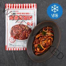 푸드어셈블 맛집키트 우리집 팔당닭발 매운오징어 매운맛 (냉동), 500g, 1개