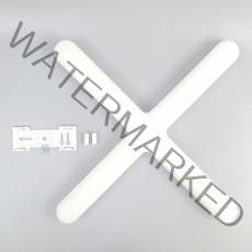 루미안 LED 십자등 60W, 주광색, 1개