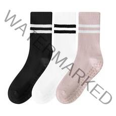 밀스턴 베이직 논슬립 필라테스 양말 3종세트