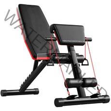 가정용 단련하다 인클라인벤치 접이식 벤치 프레스, 블랙