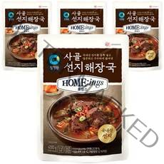 청정원 호밍스 사골선지해장국, 450g, 4개