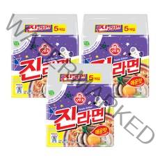 오뚜기 진라면 매운맛 120g, 15개