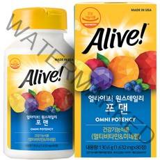 얼라이브 원스데일리 포맨 멀티비타민 80정, 1개
