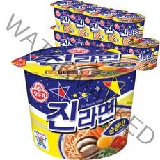 오뚜기 진라면 순한맛 큰컵 110g, 12개