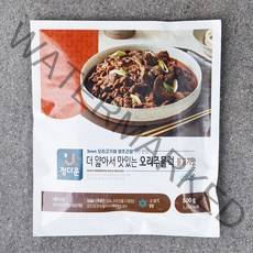 정다운 더 얇아서 맛있는 오리주물럭 불고기맛, 1개, 500g
