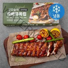 강강술래 바베큐 폭립 (냉동), 450g, 1개