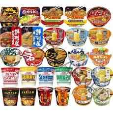 일본 각종 컵누들 모음 닛신 UFO 우동면 돈베이 컵라멘 컵라면 랜덤 12종류 포장, .