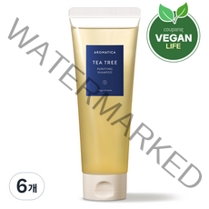 아로마티카 티트리 퓨리파잉 샴푸, 180ml, 6개