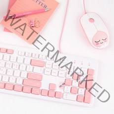 카카오프렌즈 유선 키보드 마우스 세트_어피치, 단품, 단품