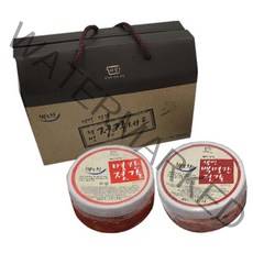 해담찬2종 500g 웰빙명란젓 선물세트(웰빙명란 웰빙백명란), 단품
