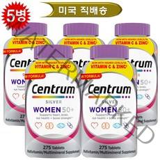 (총 5병) 센트룸 실버 우먼 여성종합비타민 275정 x 5병 [ Centrum New Look ], 5개