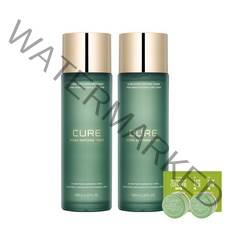 김정문알로에 큐어 하이드라 수딩 토너 130ml x 2p + 체험키트, 1세트