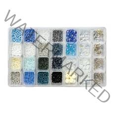 리니팜 28칸 프리미엄 비즈 공예 키트, 오션, 1개