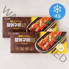 랭킹수산 렌지에 구워먹는 장어구이 데리야끼 (냉동), 140g, 2팩