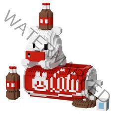 HC 나노블럭 미니블럭 뚱캔애니멀 시리즈, 01.뚱캔 북극곰