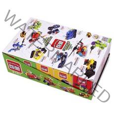 쥬크박스 중장비 블럭 10p, 혼합 색상