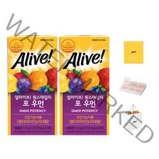 얼라이브 멀티 비타민 포 우먼 영양제 + 쇼핑백, 60정, 2개