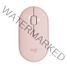 로지텍 페블 M350 무소음 무선마우스 MR0075, 파우더핑크