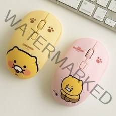 카카오프렌즈 무선마우스 키보드 마우스 캐릭터 작고 가벼운마우스 8m 작동거리, 미소