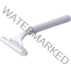 블루마켓 일회용 휴대 면도기 화이트, 1개입, 2개