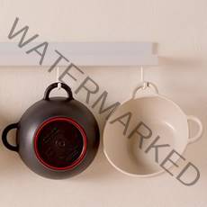 나인웨어 애니멀 시리얼볼 베어, 아이보리, 다크그레이, 2개