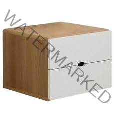 제이디퍼니처 로미 2단 서랍형 협탁, 아카시아화이트