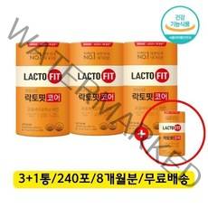 (3+1) 리뉴얼 락토핏 코어 생착유산균 프롤공법 종근당건강 60포 X 4통 (8개월분), (3+1) 60포 4통 = 240포(8개월분), 2개