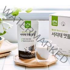 [오하루 자연가득] 국내산 서리태 맷돌 두유 1박스 (20팩), 20팩, 180ml