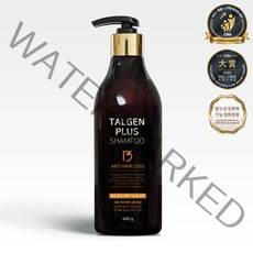 탈젠플러스 탈모샴푸 400ml 탈모완화 기능성화장품 특허보유 연구소개발, 400g, 1개