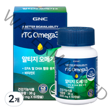 GNC 알티지 오메가3, 2개, 60캡슐