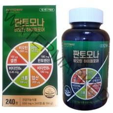 판토모나 최적 배합 비오틴 엽산 아연 판토텐산 셀레늄 영양제, 240정, 1개