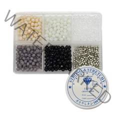 아트니즘 론델 시드 비즈공예 반지 팔찌 만들기 세트, 코지블랙, 1개