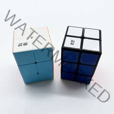 2X2X3 QiYi 치이 223 큐브 루빅스 스피드 큐브 치이큐브 MoFangGe 모팡지/ QiYi 223 Speed Cube 10개이상 구매시 마론 8색펜 1개 증정, 스티커리스(Stickerless)