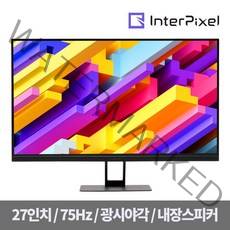 인터픽셀 IP2722 무결점 27인치 FHD 75Hz VA 게이밍 사무용 모니터, 단품