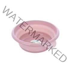 윈프라이스 접이식 다용도 대야 중형, 핑크, 1개