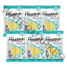 덴탈헬스 펀 데일리 애견껌, 치즈맛, 6개입