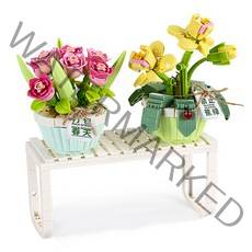 LOZ 미니블럭 나노블럭 미니화분시리즈, LOZ 핑크 미니화분